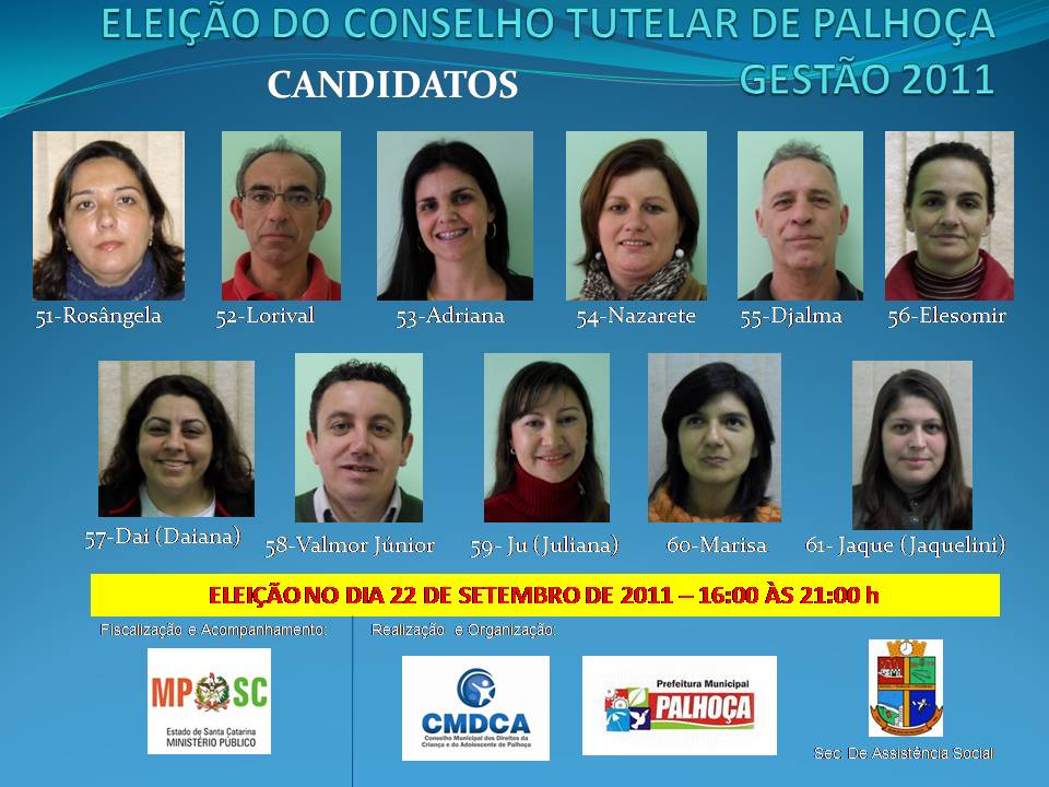 FGTAS - 2011 - Candidatos Homologados (Antes dos  - FDRH
